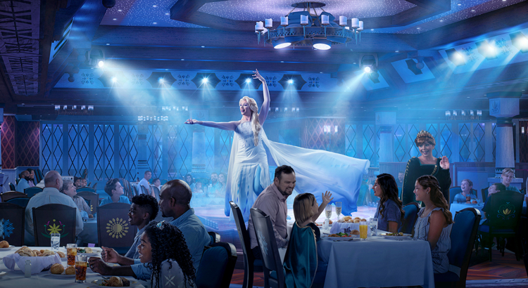 Disney Cruise Line Wish Frozen Restaurant